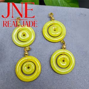 Pendentif de sécurité en jade jaune pour la mère, cadeau porte-bonheur polyvalent pour les aînés - Product Image 3