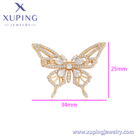A00912296 Bijoux Xuping Broche Femme Plaqué Or Mode Plume Étoile Animal Fleur Papillon Ballerine Fille Broches