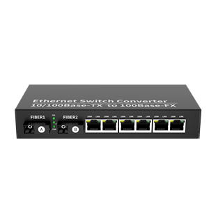 Offre Spéciale – Transceiver Fibre Optique Monomode 100 Mbps avec 2 Ports Optiques + 6 Ports Électriques (6FE+2FX) - Product Image 4