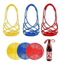 Factory Direct Sale Portable Foldable Wine Tote Tea Canister Silicone Storage Bag Mesh Organizer Trivet Heat Resistant Mat