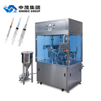 Machine de remplissage de seringues préremplies en plastique entièrement automatique pour l'industrie
