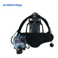 Tuyau d'incendie industriel en acier inoxydable Haigu 6,8 L, accessoire d'équipement de lutte contre l'incendie certifié CE EN137 pour formation aéroportuaire SCBA