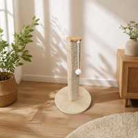 Tour d'escalade pour chat en bois haut de gamme, avec niche cachée confortable, griffoir en sisal et perchoirs surélevés pour la détente, vente en gros