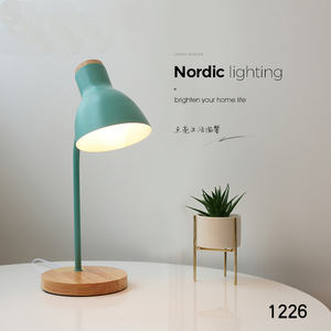 <span class=keywords><strong>Lampada</strong></span> <span class=keywords><strong>da</strong></span> <span class=keywords><strong>Tavolo</strong></span> Moderna Nordica con Lampadina E27, Opzioni Colore Bianco, Giallo, Verde, Alimentazione AC, Paralume in Metallo - Product Image 2