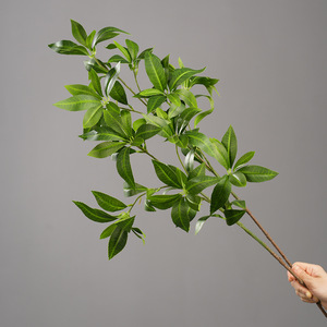 Planta Artificial de Pieris Japonica, Rama Individual de 80 cm, Flor de Seda para Decoración de Interiores, Arreglo de Escritorio para Sala de Estar - Product Image 1