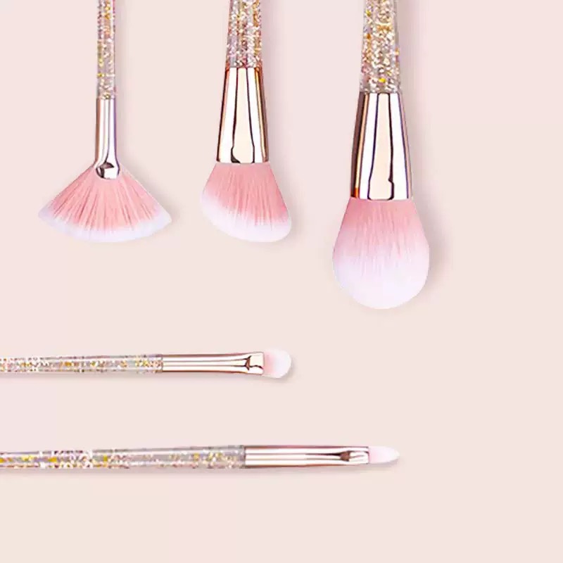 makeup brush set badazzled