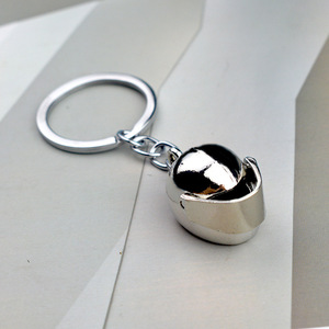 Hot Wholesale Car Advertising Creative Motorcycle Helmet Keychain Car Parts Keychain Metal Keychain Safety Helmet - Product Image 5