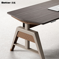 Bureau de direction réglable en hauteur, design moderne, table de travail informatique de luxe pour bureau commercial, pour PDG, directeurs, patrons
