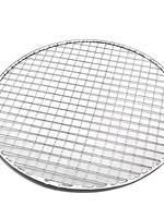 Grille de cuisson ronde jetable de 29 cm pour barbecue, en maille de qualité alimentaire, pour le camping et les services de restauration en plein air