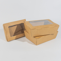 Boîtes d'emballage alimentaire en papier de haute qualité à prix d'usine Boîte de poulet frit en papier kraft jetable