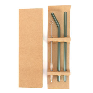 Прозрачные 8*200 мм прямые и изогнутые стеклянные соломинки для молока, настраиваемые в различных цветах и длинах аксессуары для питья - Product Image 3