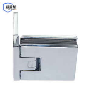 Xin Xiong Jia 90 Degree Glass Door <b>Clip</b> Stainless Steel Brushed Surface For Bathroom Shower Room Partition - Product Image 2