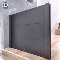 Clôture de jardin et de villa sur mesure, robuste, en acier galvanisé, avec panneaux complets, design moderne, simple et élégant, pour une intimité optimale
