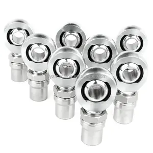 SYZ Chrolomy 4 Link Kit Heim Joints 1.25 3/4 Rod End with 3/4-5/8 HMS Bung Lock Nut