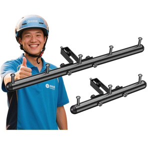 Crochet universel en acier pour véhicules électriques, vélos et motos, fixation sur barre transversale - Product Image 3