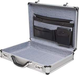 Multi Purpose Aluminum Alloy <strong>Briefcase</strong> Metal Toolbox Foam Protective Sleeve Security Code Lock - Product Image 5