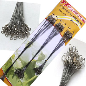 สายลวดสแตนเลสสำหรับตกปลา Tf Fishing Tackle รับน้ำหนักได้ 13 กก. จำนวน 60 ชิ้น สีเขียว ดำ เงิน พร้อมตัวเบ็ดแบบหมุนและตะขอเกี่ยว อุปกรณ์ตกปลาสำหรับน้ำจืด - Product Image 3