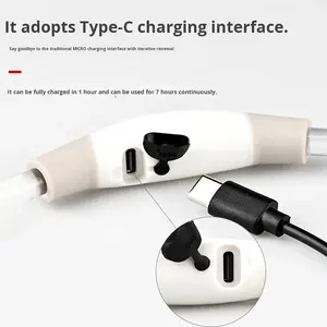 Nuevo modelo luminoso patrón sólido ecológico recargable IPX7 impermeable LED <span class=keywords><strong>collar</strong></span> de perro tipo C Puerto ABS + Material de <span class=keywords><strong>TPU</strong></span> 4 colores - Product Image 3