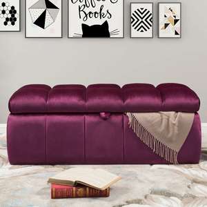 Yicheng Wholesale Nordic <strong>Cream</strong> Style Customize Velvet Bedroom Bench Home Living Room Shoe-changing <strong>Foot</strong> <strong>Stool</strong> for Sale - Product Image 1