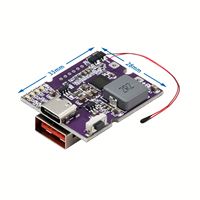 Module de circuit imprimé pour batterie externe 22,5 W à charge rapide bidirectionnelle avec affichage numérique/lumineux, prise USB Type-C, compatible PD/QC3.0/2.0
