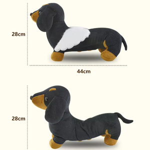 Peluche réaliste Teckel, jouet en peluche, animal en peluche réaliste, chien saucisse à corps long, poupée en peluche de simulation, décoration d'intérieur, cadeau - Product Image 2