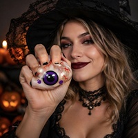 Nouveau Jouet Anti-Stress Halloween Transfrontalier en Forme de Boule à Presser, Amusant et Relaxant, Chine