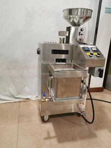 FULL 304 <span class=keywords><strong>L</strong></span> Profesional 15-25 KG/H <span class=keywords><strong>Prensa</strong></span> de aceite de cacahuete Coco Girasol Nogal <span class=keywords><strong>Prensa</strong></span> de aceite con sistema de filtración al vacío - Product Image 4