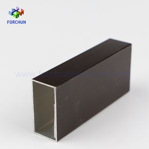 Perfiles de tubos de <span class=keywords><strong>aluminio</strong></span> marrón 40X20 50X25 80X40 Tubos de <span class=keywords><strong>aluminio</strong></span> rectangulares Extrusión 150X50 Tubos de <span class=keywords><strong>aluminio</strong></span> cuadrados - Product Image 2