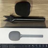 Microphone à condensateur sans fil LP avec support de fixation en métal pour téléphone, appareil photo, studio, vlog, enregistrement vidéo, kit d'interview