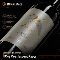 Autocollants personnalisés YSB Star Fantasy, imperméables, anti-contrefaçon, écologiques, en papier, autocollants adhésifs ; étiquettes personnalisées pour aliments et vins, UV