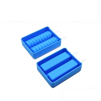 Moules à sucettes glacées faits maison 2 cavités non toxiques en silicone BPA sorbetière en silicone à libération facile sorbetière en silicone
