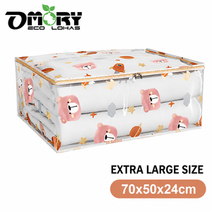 OMORY Transparent <b>Clothes</b> Quilt <b>Storage</b> (Extra Large) Home <b>storage</b> Compression Design EVA <b>storage</b> transparent quilt - Product Image 6
