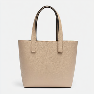 New Arrival Lady Handbag <strong>Taupe</strong> Leather <strong>Crossbody</strong> <strong>Bag</strong> Genuine Leather Shoulder <strong>Bag</strong> With Adjustable Strap - Product Image 3