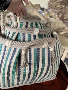 Durable High Quality Cotton Rope Cord <b>Woven</b> Linen Home Office <b>Storage</b> <b>Basket</b> for Daily Use - Product Image 6