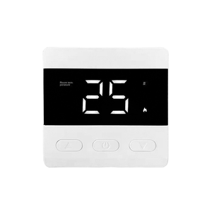 电动地板加热恒温器液晶显示器-现代设计塑料外壳 - Product Image 2