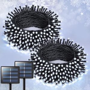 Guirlandes lumineuses solaires <span class=keywords><strong>LED</strong></span> IP65 <span class=keywords><strong>pour</strong></span> l'extérieur, <span class=keywords><strong>pour</strong></span> la décoration de Noël, de la cour et d'Halloween - Guirlandes lumineuses colorées - Product Image 3