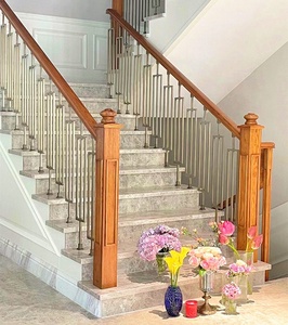 Hochwertige Innentreppe geländer Kits Internes Glas treppen geländer Eisen treppen geländer und Glas balkon geländer/wpc Zaun <span class=keywords><strong>pos</strong></span> - Product Image 4