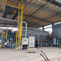 Système de pyrolyse automatique de pneus usagés en lots de 100 kg avec pompe, machine de transformation des déchets en carburant diesel