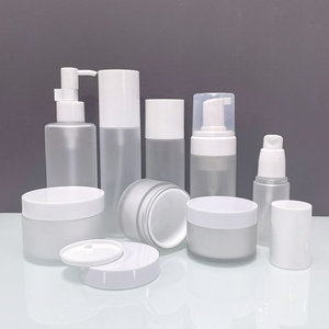 Contenants pour produits cosmétiques, flacon et tube, conteneur pour toner et crème, lotion pour le visage, ensemble d'emballages pour soins de la peau - Product Image 1