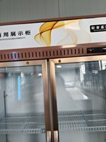 Réfrigérateur de présentation mécanique pour supermarché, à compression, haute efficacité énergétique, porte vitrée, pour boissons