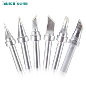 Punta de Soldador Quick 203H de 2.0mm-3.0mm, Roscada, de Cobre Libre de Oxígeno, Universal, en Forma de Herradura - Product Image 1