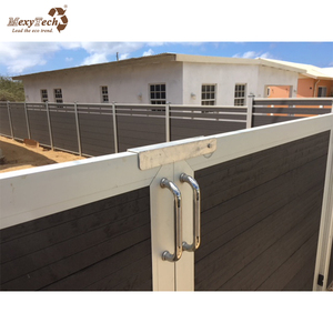 <span class=keywords><strong>Portail</strong></span> coulissant électrique économique Foshan en bois-plastique composite (WPC) avec treillis pour <span class=keywords><strong>garage</strong></span> et panneau <span class=keywords><strong>de</strong></span> clôture composite - Product Image 4