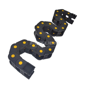 รางเคเบิลแบบโซ่พลาสติกไนลอนรูปตัว S สำหรับร้อยสายไฟแบบหมุนได้ - Product Image 4