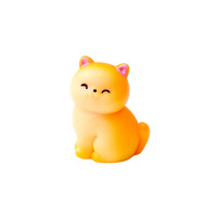 Chats miniatures mignons, paysage miniature, animaux en résine, figurines de chats, ornement de jardin féerique, cadeau pour la maison, décoration de jardin, porte-clés