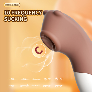 Masajeador de Bolsillo para Mujeres Adultas LILO, Juguete Sexual Pequeño con Forma de Oso de Peluche, Vibrador con Succión, Estimulador de Pezones y Clítoris - Product Image 6