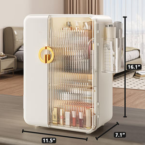 BERRY <span class=keywords><strong>AVE</strong></span> Organizador de Cosméticos de Plástico Transparente Estuche de Exhibición para Cosméticos Soportes para Maquillaje Organizador de Maquillaje Soporte para Productos de Cuidado de la Piel BT-406 - Product Image 1