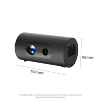 Projecteur portable HM.Q8 720P avec haut-parleur intégré de 5 W, prend en charge la lecture Netflix 1080P, mise au point automatique