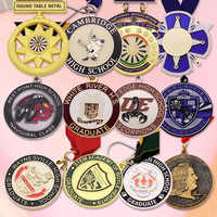 Medalla de Maratón 3D Personalizada con Diseño de Personajes de Dibujos Animados para Niños, Recuerdos Escolares, Premios Deportivos, Fundición a Presión, Varios Diseños