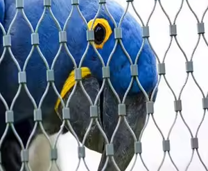 Flexible Stainless Steel Open Ferrule Rope Mesh Net Zoo Aviary Mesh For <strong>Parrot</strong> - Product Image 4