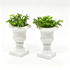 Nueva Decoración para Casa de Muñecas 1:12, Balcón con Puerta, Miniaturas de Resina, Accesorios para Casa de Muñecas, Jardín, Columna Blanca, Juguete de Lavabo - Product Image 5